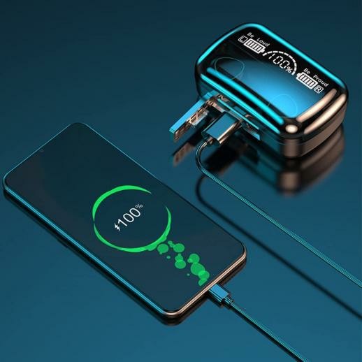 DaMix M10 Max – Smart Display Earbud & Power Bank Case