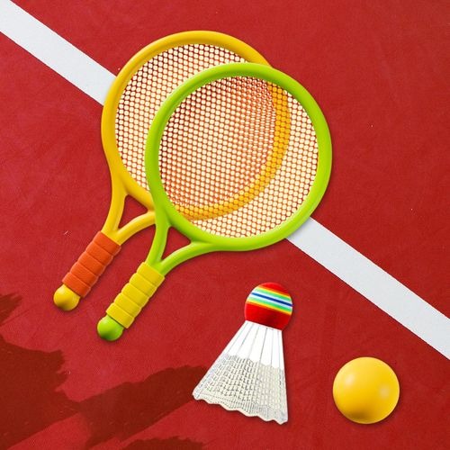 Kids Badminton & Tennis Racket Set