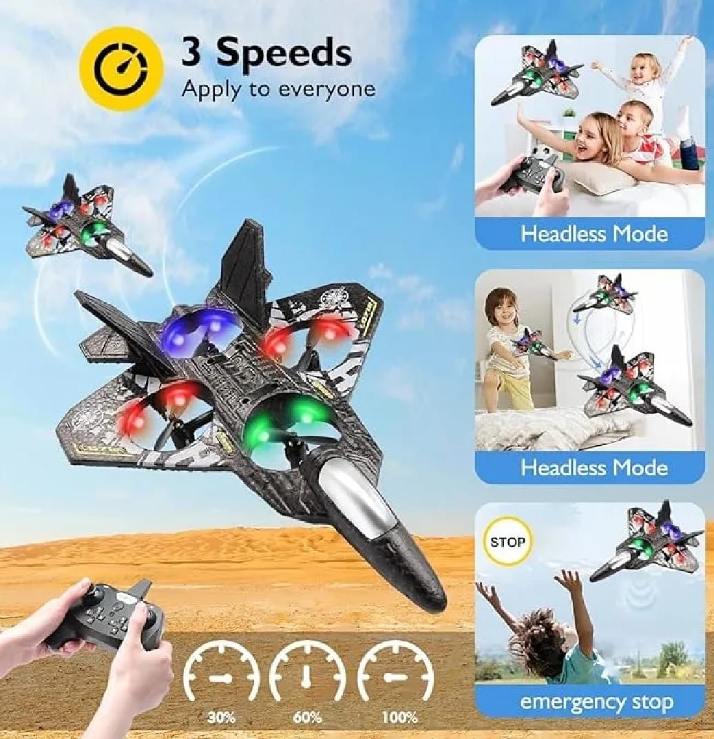 JetStorm M2 – RC Fighter Glider for Kids & Adults