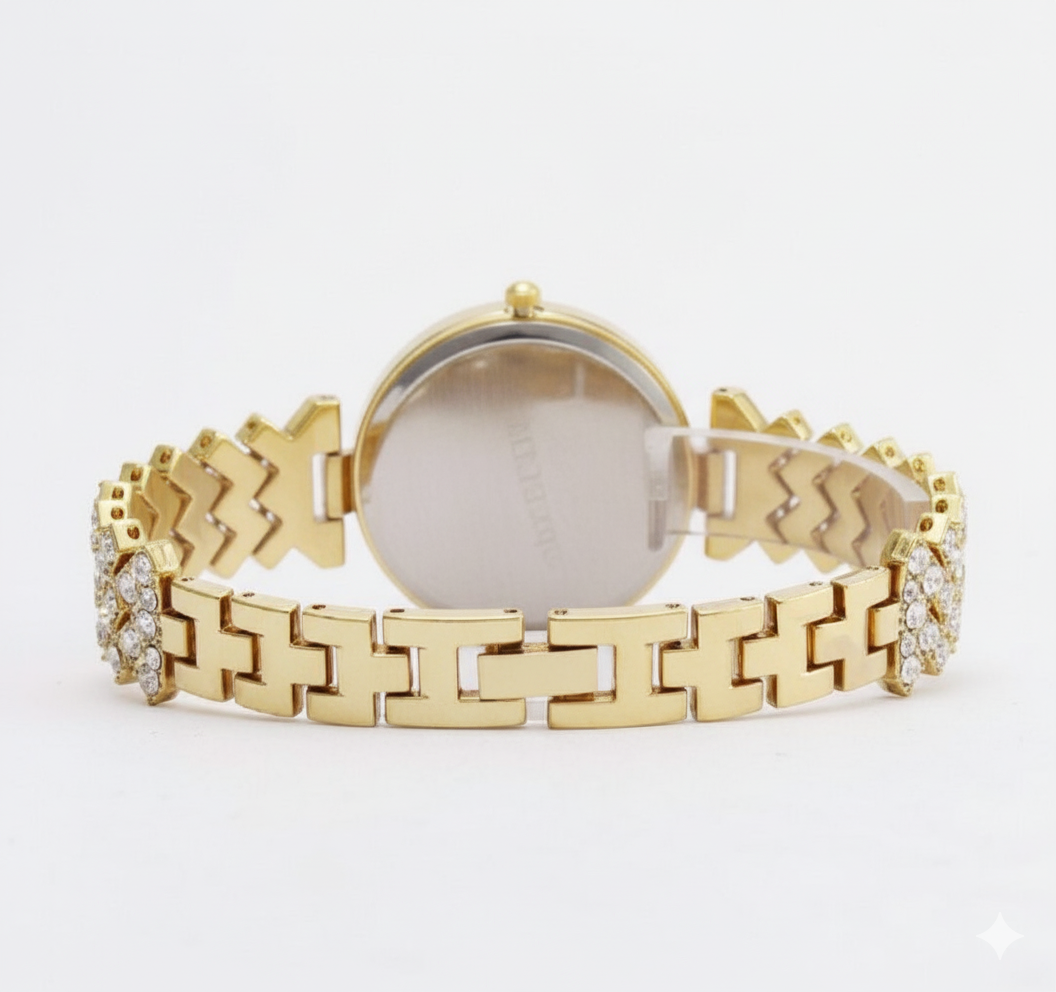 Fashion Diamond Women's Watch Quartz Leisure Luxury Watch (Without Box)