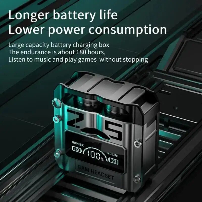 M25 TWS Gaming Earbuds with Power Bank & Noise Reduction | In-Ear Headset for Gamers