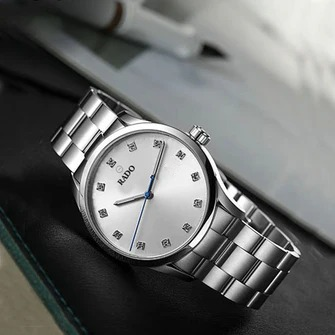 RADO🌟Men's Formal  Wrist Watch with Stainless Steel Chain